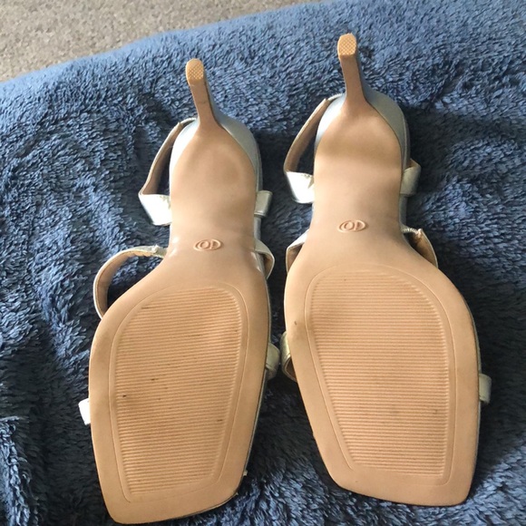 A New Day Women's Silver Strappy Sandals - Picture 2 of 5